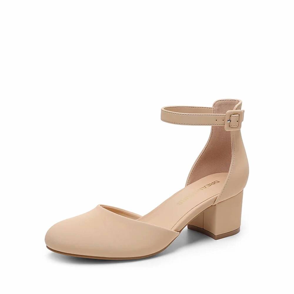 NEW ARTEANA women's arona d'orsay block heel in nude